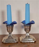 1959 Danish Sterling Silver Candlestick Holders