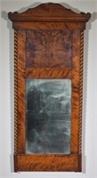 19th c. Federal Style Mahogany Barley Twist Mirror