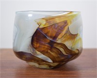 Richard Jolley Art Glass Bowl / Vase