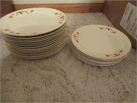 Jewel T (14) Dinner & (7) Side Dish Plates Autumn