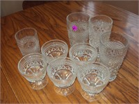 9 Piece Lot of Wexford Glasses