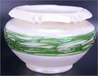 Tan Art Glass Bowl