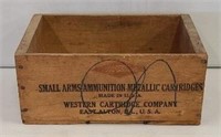Western Super X 22 Short Wooden Ammo Crate