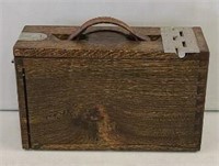 Unique Wooden Lidded Ammo Box