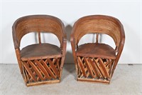 Equipale Rustic Leather Chairs