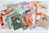 1920-1930's Sheet Music