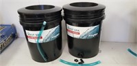 Lot of 2 Root Spa bucket system hydroponic pails