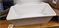 Lot of 2 deck boxes 6.6 gal 24" long