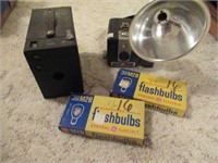 Vintage Cameras and Flash Bulbs