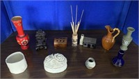 Incense holders, avon, mini vases