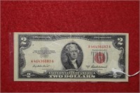 1953-A  Two Dollar U.S. Note  Red Seal