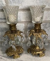 Brass candle holders