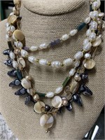 (4) Freshwater Pearl Necklaces