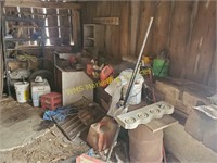 Large Lot of Barn Contents - hand sprayers,