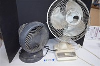 Two Portable Electric Fans