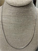 20" Sterling Silver Necklace Made in Italy