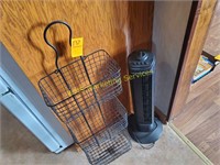 Electric Heater and Basket Organizer