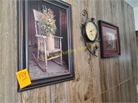 2 Pictures and Frames, Wall Clock