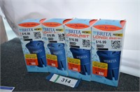 Four Brita Water Filters