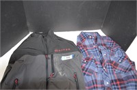 Roper jacket Size M & Wrangler Flannel Pearl Snap