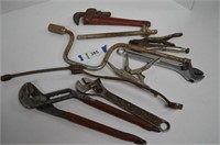 Pipe Wrench, Crescent Wrench, Pliers & More