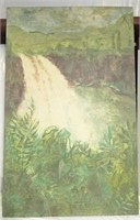 Wailele by Susan Olsen - Large Paper Painting
