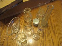 Vintage Glass, Jar & Vase