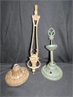 Vintage Art Deco Lamp Parts