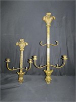 2- Decorative Candle Sconce and Plate Holders