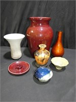 Bowls, Vases & Candle Holder