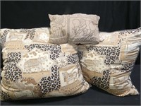 Large Lounger Animal Print Pillows