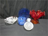 Colored Glass Hobnail & More