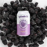 Spindrift Sparkling Water, Blackberry Pack of 24
