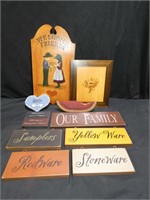 Wooden Signs and Decor
