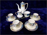 11 Pc Noritake Porcelain Tea Set