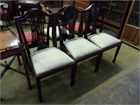 Mahogany Wheat Back Side Chairs