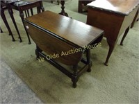 Excellent Oak Drop Side Chair Side Table With