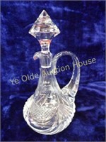 Brilliant Mouth Blown Crystal Decanter with
