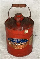 Delpho’s Galvanizrf ware gas can