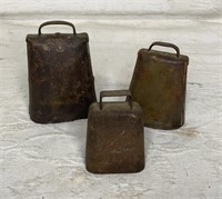 3 vintage bells