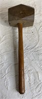 Vintage wooden mallet