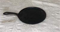 9.5 inch gate mark cast iron griddle
