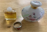 Lenox porcelain perfume bottle, Yves Saint