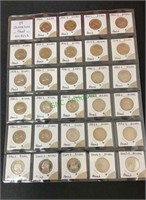 Coins - 29 Jefferson proof nickels,