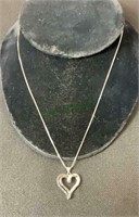Jewelry - 18 inch box necklace - with multi stone