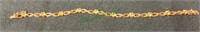 Jewelry - 7 1/2 inch gold toned tennis bracelet