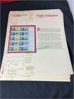 US commemorative stamp blocks - 14 information