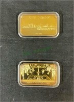 18 karat gold plated ingots - New Jersey and
