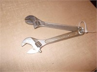 (2) 10" Cresenet Wrenches