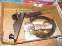 Stanley Plane, Horse Shoe, Trowel, (2) Knives